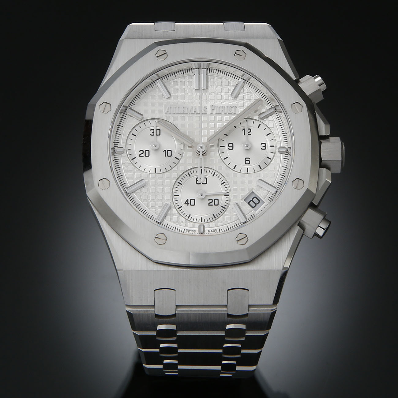 AUDEMARS PIGUET(USED)오데마피게 로얄오크 화이트 크로노 26240